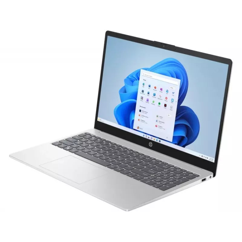 HP Laptop 15-fd0051ne, Intel Core i5-1335U, 8GB RAM, 512GB SSD, NVIDIA GeForce MX570 2GB, 15,6 inch Full HD IPS, Windows 11 Home, Natural Silver (atnaujinta prekė)