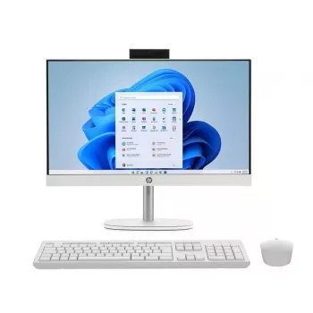HP All-in-One 24-cr1008na, Intel Core Ultra 5 125U, 8GB RAM, 512GB SSD, 23.8 inch Full HD IPS, Windows 11 Home, White