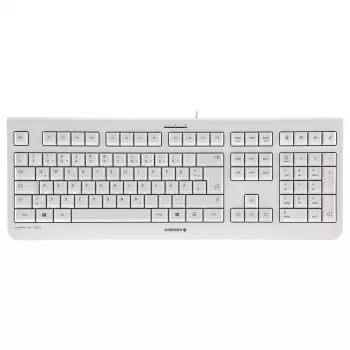 Cherry KC 1000 klaviatūra – Pan Nordic – šviesiai pilka