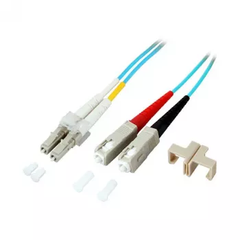 EFB Duplex Patch Cable LC-SC OM3 20m LSZH 2mm Aqua