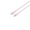 CANYON USB-C to USB-C kabelis 60W 1m Silikoninis Pink Sand