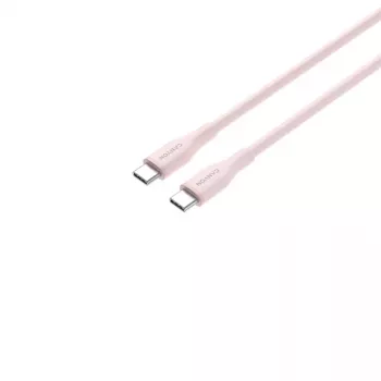CANYON USB-C to USB-C kabelis 60W 1m Silikoninis Pink Sand