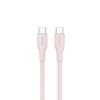 CANYON USB-C to USB-C kabelis 60W 1m Silikoninis Pink Sand
