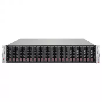 Supermicro SC216 BE1C-R609JBOD 2U 24x2.5 inch Hot-Swap SAS3 JBOD Enclosure su 2x600W pertekliniais maitinimo šaltiniais