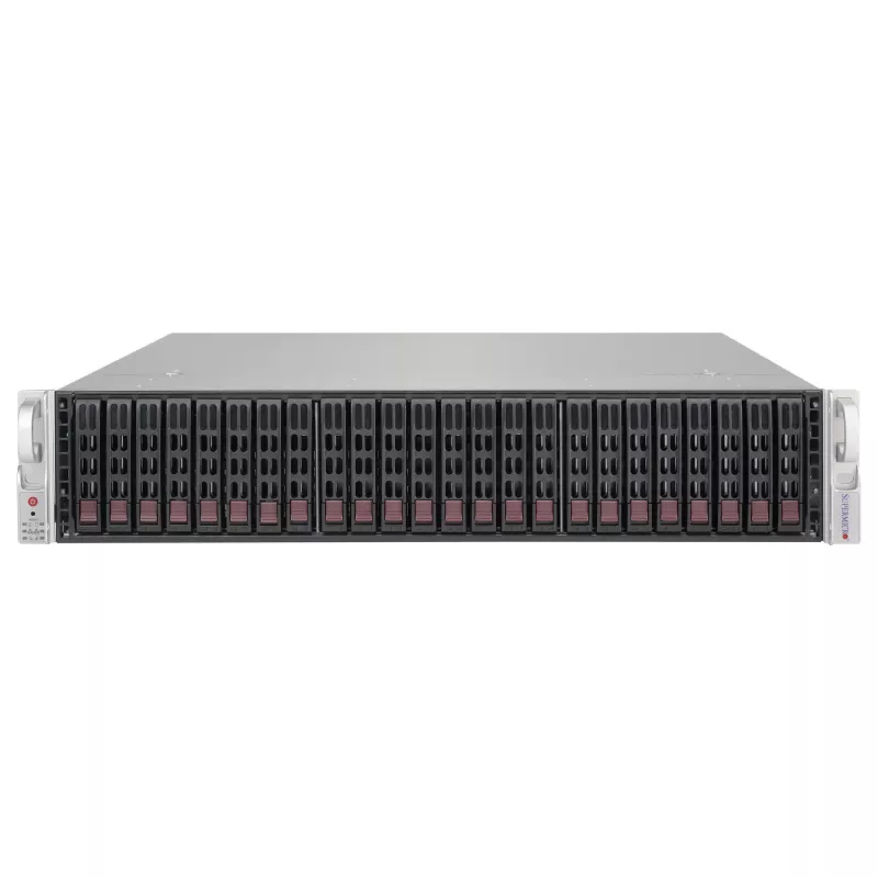 Supermicro SC216 BE1C-R609JBOD 2U 24x2.5 inch Hot-Swap SAS3 JBOD Enclosure su 2x600W pertekliniais maitinimo šaltiniais