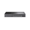 TP-LINK TL-SG2210MP Smart Managed Layer 2+ Switch, 8-Port Gigabit PoE+ su 2 SFP lizdais, 150W PoE biudžetas, montuojamas į stelažą