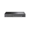 TP-LINK TL-SG2210MP Smart Managed Layer 2+ Switch, 8-Port Gigabit PoE+ su 2 SFP lizdais, 150W PoE biudžetas, montuojamas į stelažą