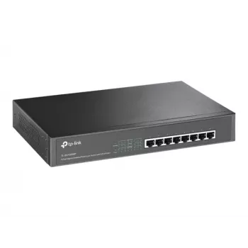 TP-Link TL-SG1008MP Unmanaged Gigabit Ethernet PoE+ Switch (8 Portai, 126W biudžetas, juoda)