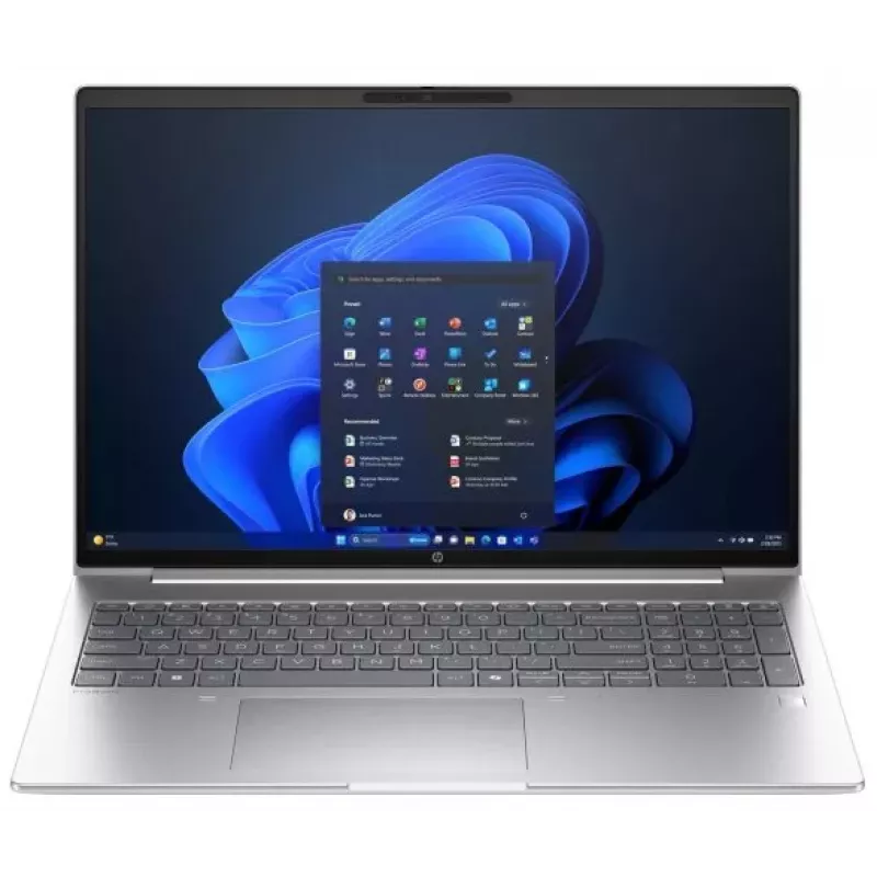 HP ProBook 4 G1a 16 inch WUXGA nešiojamas kompiuteris, AMD Ryzen 5 230, 16GB RAM, 256GB SSD, Windows 11 Pro, Pike Silver