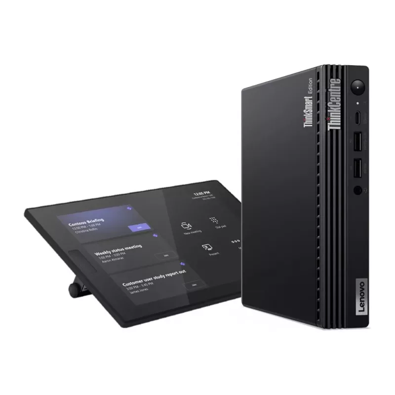 Lenovo ThinkSmart Tiny Kit 12XH000BMT rinkinys vaizdo konferencijoms su ThinkSmart Controller, Core i3-13100T, 16GB, 256GB SSD
