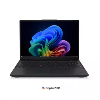 Nešiojamas kompiuteris Lenovo ThinkPad T16 Gen 5 16 inch WUXGA, Intel Core Ultra 5 325U, 16GB DDR5, 512GB SSD, Intel Graphics, Windows 11 Pro, Nordic apšviesta klaviatūra, juodas, pirštų atspaudų skaitytuvas, 5G paruoštas, 3 metų garantija