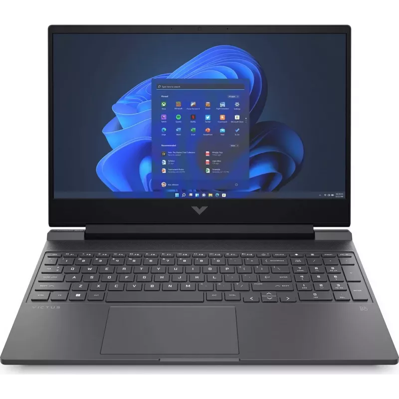 HP Victus 15-fa2141ng 15,6 inch FHD IPS 144Hz nešiojamas žaidimų kompiuteris, Intel Core i5-13420H, 16GB RAM, 512GB SSD, NVIDIA GeForce RTX 3050, Windows 11 Home, Mica Silver