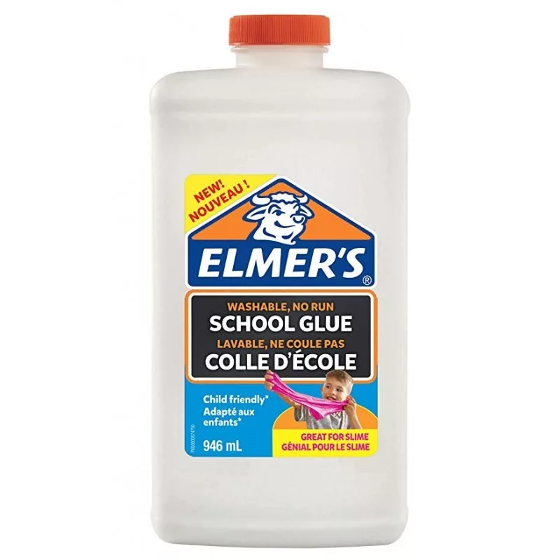 Elmer's 2079104 Liquid Glue - 946 ml (32 fl oz) - Washable PVA, Dries Clear - Squeeze Bottle