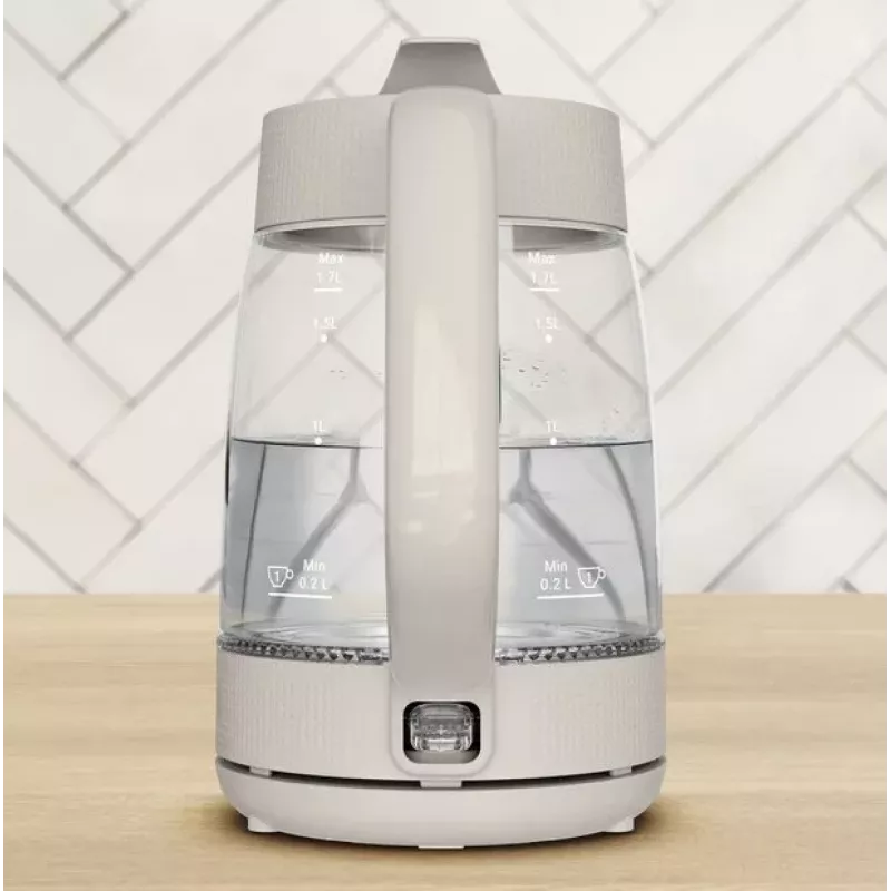 Tefal Morning Glass Kettle KO2G0BE0 1.7L 2200W Skaidrus/Juodas