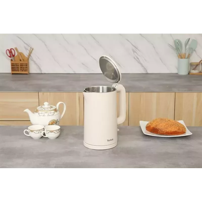 Tefal Thermo Protect virdulys 1.7L 1800W juodas/nerūdijantis plienas
