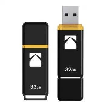 Kodak USB 3.0 K100 32GB Flash Drive Black EKMMD32GK103