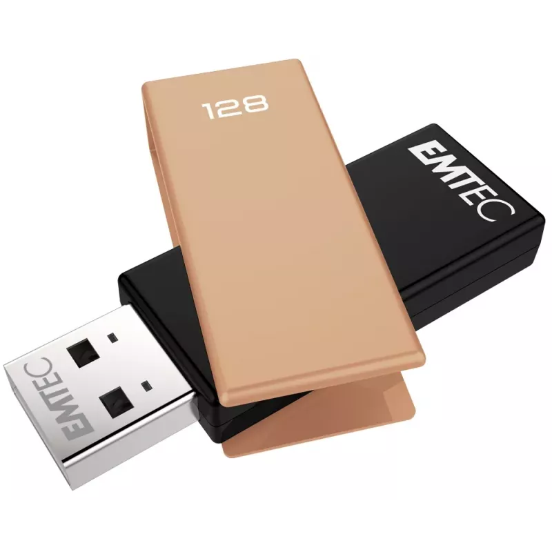 „Emtec“ USB 2.0 C350 128GB „Brick Orange“ USB atmintukas