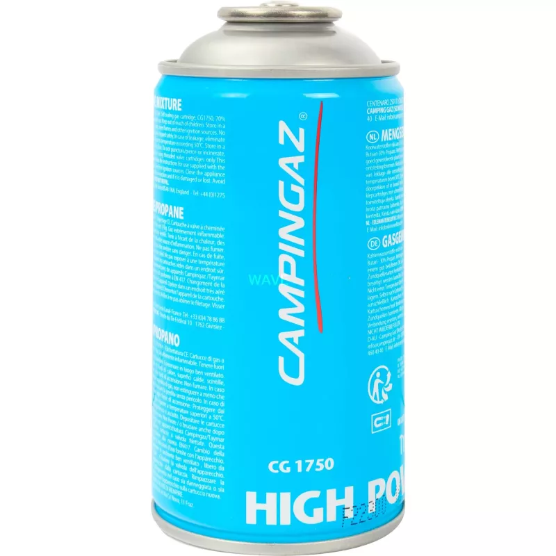 CAMPINGAZ Ventil Dujų Balionėlis CG1750 - 450g Butano/Propano Mišinys, skirtas Easy Clic PLUS Prietaisams