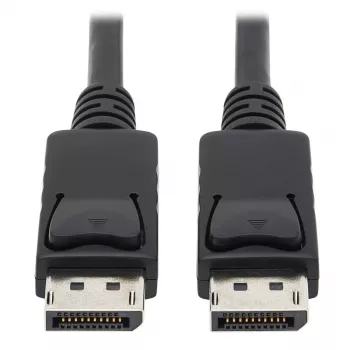 Tripp Lite Series DisplayPort Cable with Latching Connectors, 4K 60 Hz (M/M), Black, 6 ft