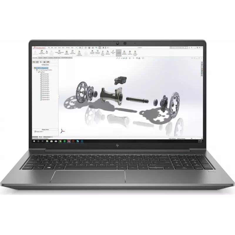 Nešiojamas kompiuteris HP ZBook Power G7 15.6 inch FHD, Intel Core i7-10750H, 32GB RAM, 1TB SSD, NVIDIA Quadro T1000, Windows 10 Pro (atnaujinta prekė)