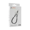 SBOX LANYARD BLACK USB-C to USB-C laidas 1,5 m juodas