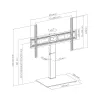 SBOX FS-306 LED TV Grindinis Stovas (37-75 inch)