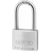 ABUS 64TI/40HB40 KD Titalium spynos korpusas su aukšta kilpa, raktas individualus, saugumo lygis 5