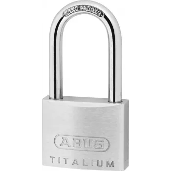ABUS 64TI/40HB40 KD Titalium spynos korpusas su aukšta kilpa, raktas individualus, saugumo lygis 5