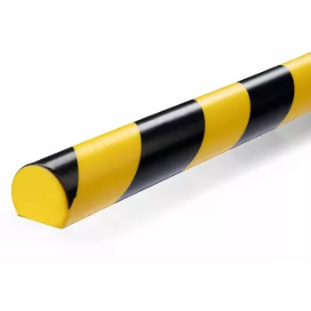 Durable S32R Grindinis Kabelių Gaubtas, PVC, Juodas/Geltonas, Apvalus, 1000 mm