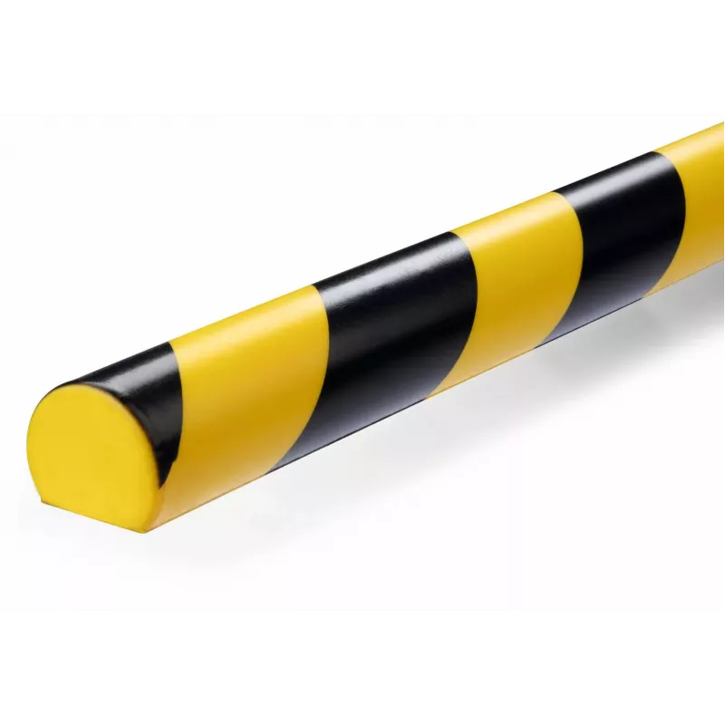 Durable S32R Grindinis Kabelių Gaubtas, PVC, Juodas/Geltonas, Apvalus, 1000 mm