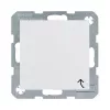 Berker 47528989 Kištukinis lizdas Schuko Type F 1-vietis IP44 Polar White Glossy S.1