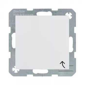 Berker 47528989 Kištukinis lizdas Schuko Type F 1-vietis IP44 Polar White Glossy S.1