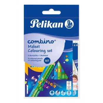 Pelikan 812726 Flomasteriai, Įvairių Spalvų, 12 Vnt.
