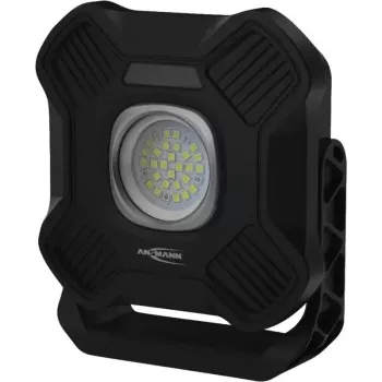 ANSMANN WL2000R Įkraunamas LED Darbinis Žibintas, Juodas, 20W, 2000lm, su Magnetu, Kabliu, Trikoju - 1 Vnt. (1600-0755)