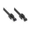 GoodConnections RNS® Cat.8.1 S/FTP Patch Cable, 0,5m, Black, LSZH, 40Gbit/s, 2000MHz