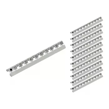 GoodConnections Skaičių žymekliai LC šviesolaidžio kabeliams, žymėjimas nuo 10 iki 254,00 cm (100) dešimtimis, 10 vienetų rinkinys, Good Connections® (GC-N0071)