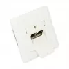 GoodConnections tinklo lizdas Cat. 6, 2xRJ45, ekranuotas, įleidžiamas, vertikalus kabelio įvadas, perlų baltumo RAL 1013 (GC-N0025)