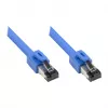 GoodConnections RNS® Patch Cable Cat. 8.1, S/FTP, PiMF, LSZH, 2000MHz, 40Gbit/s, Blue, 0,5m