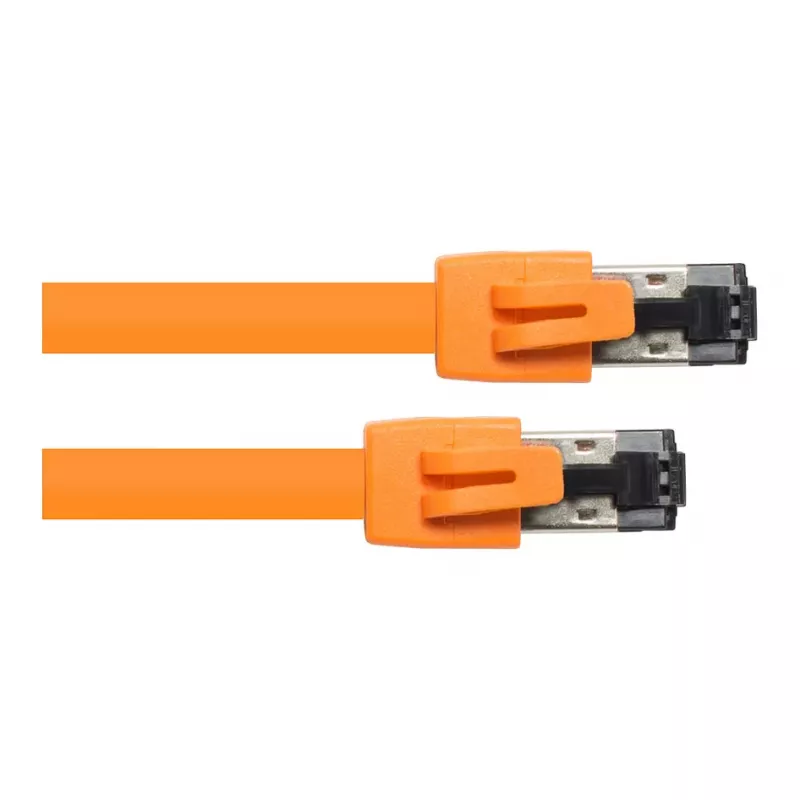 GoodConnections RNS® Cat.8.1 S/FTP Patch Cable, LSZH, 2000MHz, 40Gbit/s, Orange, 1,5m