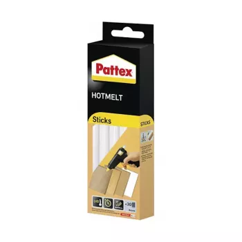 Pattex Karštų klijų lazdelės Hot Supermatic, 9H PTK6, 6 x 200 mm, 11 mm skersmuo, skaidrios