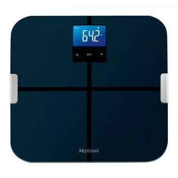 MEDISANA BS 440 Connect svarstyklės – išmanus kūno sudėties analizatorius su Bluetooth