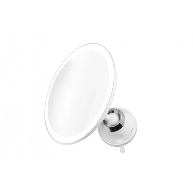 Medisana CM 850 LED kosmetinis veidrodis su 5x didinimu, dienos šviesos LED, jutikliniu valdymu, 360° sukimu, sidabrinis