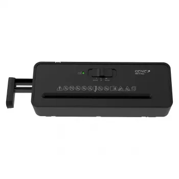 GENIE 260 S Plus priedinis popieriaus smulkintuvas, juostinis pjovimas, 6 lapai, juodas