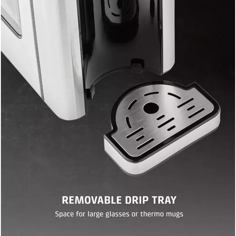 CASO HW 666 Inox Turbo karšto vandens dozatorius 2.7L 2600W nerūdijantis plienas/juoda