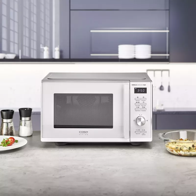 CASO Chef HCMG 25 Mikrobangų krosnelė su konvekcija ir griliu, 900 W, 25 l, nerūdijantis plienas