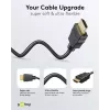 Goobay 80101 HDMI High-Speed Cable with Ethernet, 1 m, Juoda