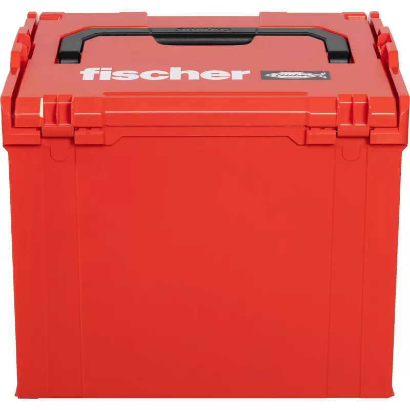 FISCHER L-BOXX FLB 374 tuščia dėžė įrankiams, raudona/juoda