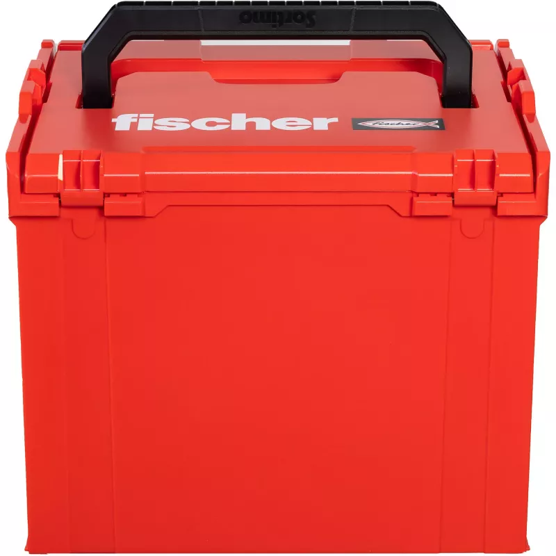 FISCHER L-BOXX FLB 374 tuščia dėžė įrankiams, raudona/juoda
