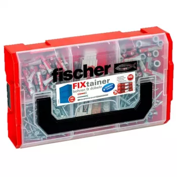 Fischer FIXtainer Gręžtuvų ir Kaiščių Rinkinys 160 Vnt.