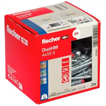 Fischer DuoHM 4x55 S TX ertmės inkaras, 25 vnt.